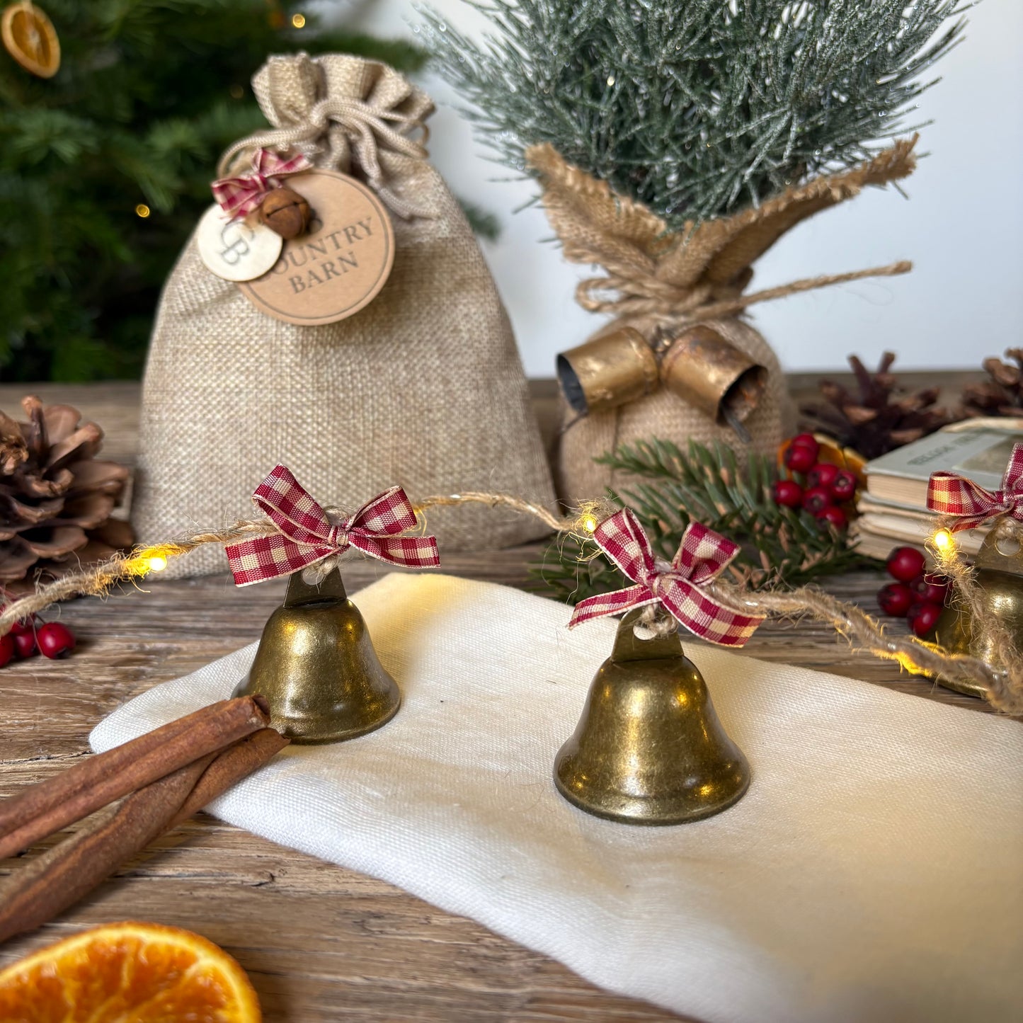 Bell Fairy Light Garland