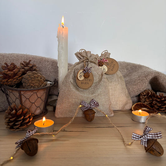 Acorn Bell Fairy Light Garland