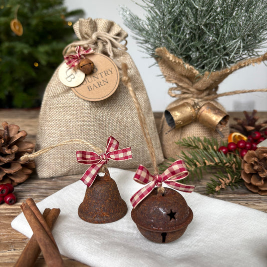 Set of 8 Rusty Tree Decorations