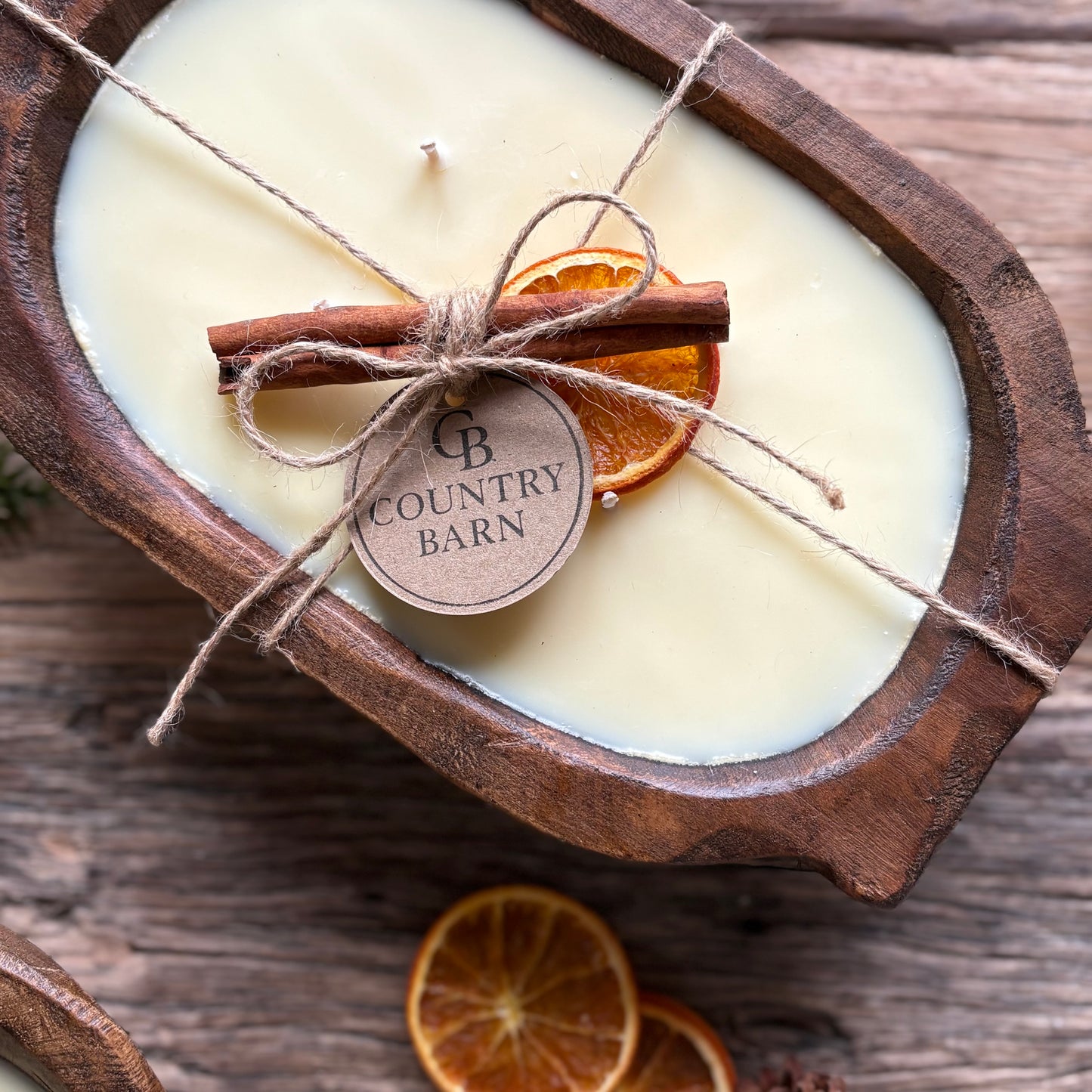 Christmas Spice Dough Bowl Candle