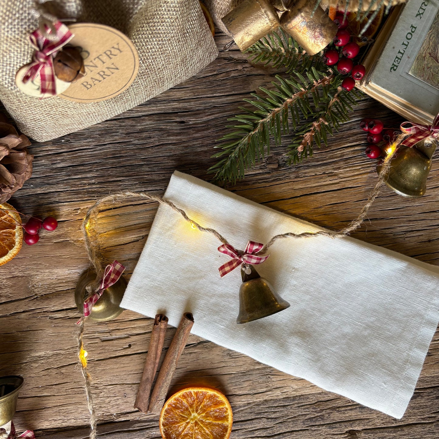 Bell Fairy Light Garland