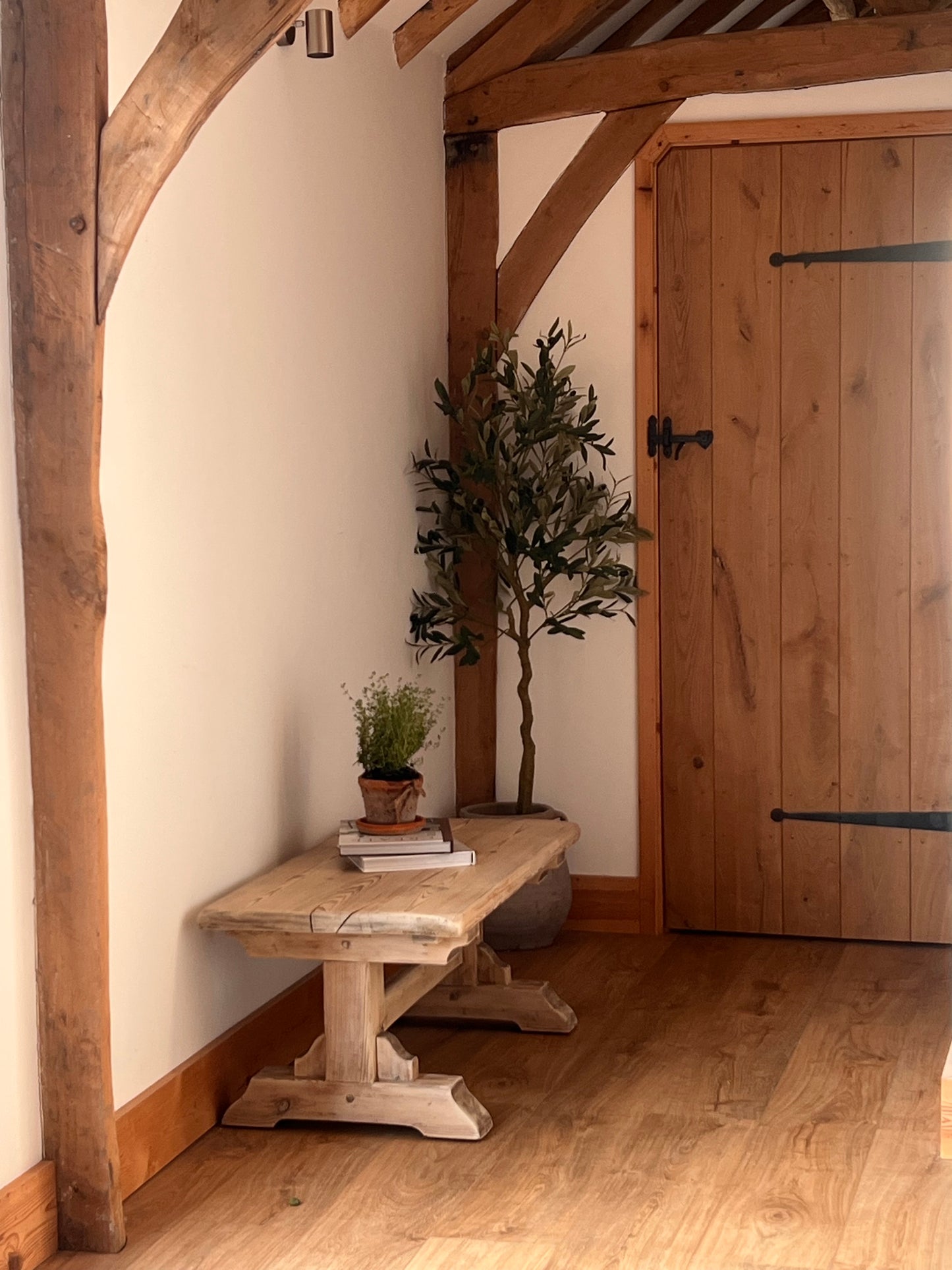 Solid pine coffee table