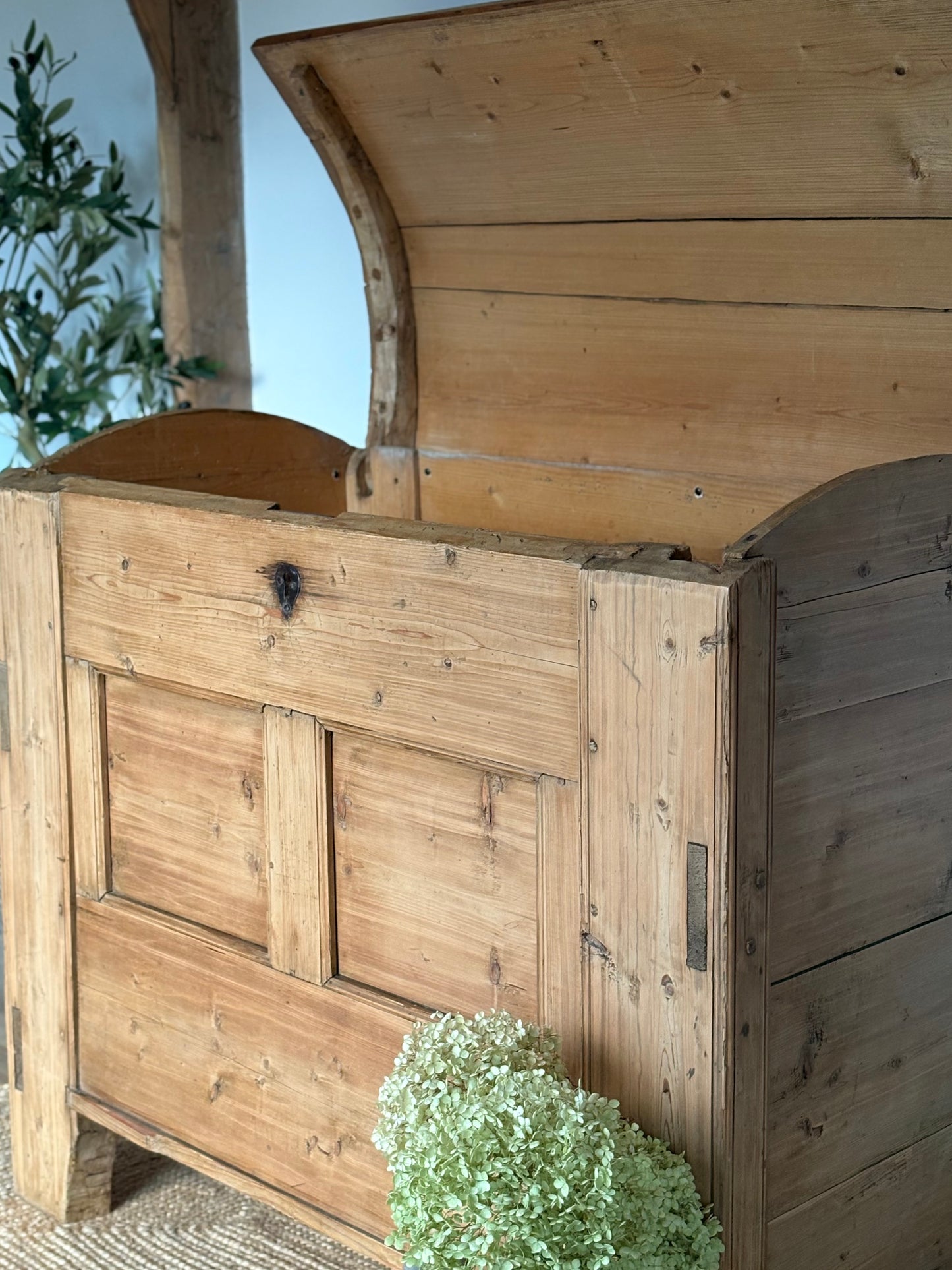 Antique pine chest