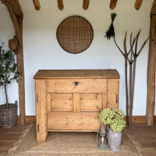 Antique pine chest