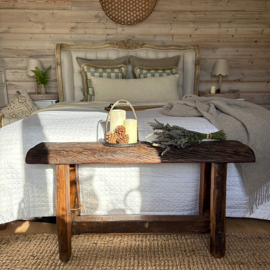 Reclaimed Wooden Bench