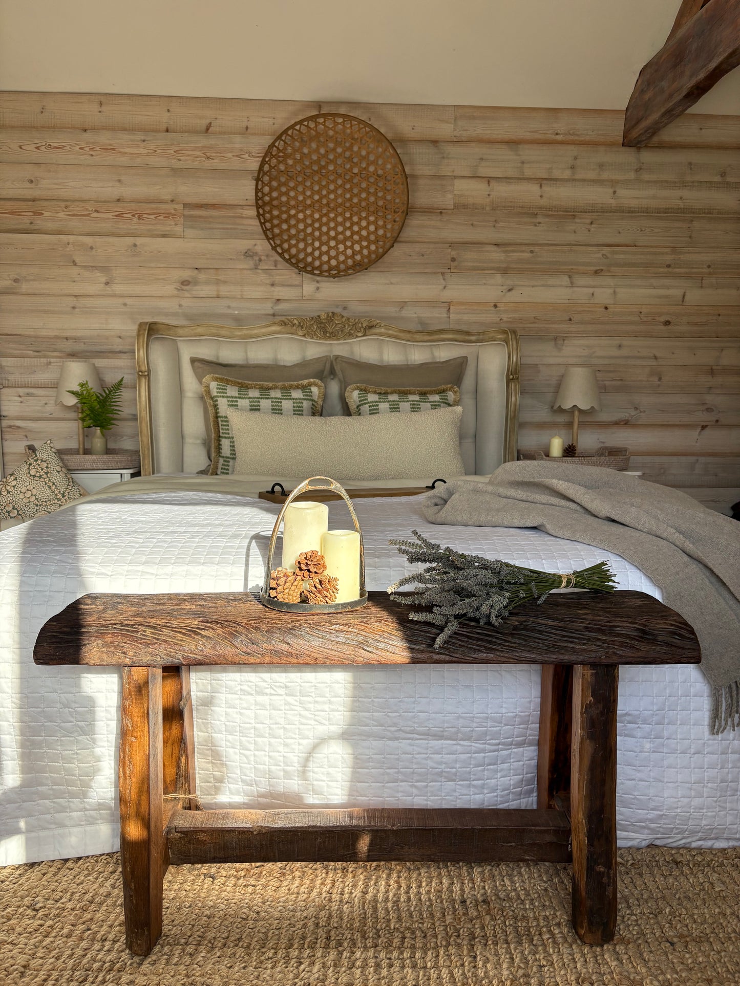 Reclaimed Wooden Bench